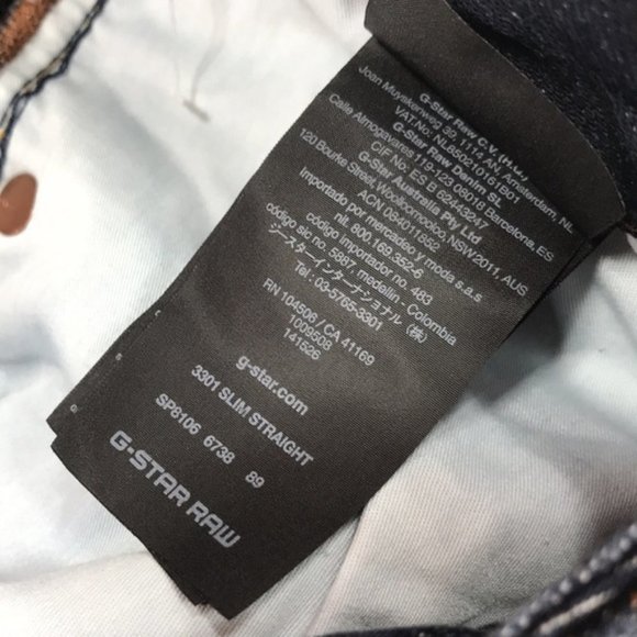 G-Star Raw 3301 Slim-Straight Jeans - Picture 9 of 10